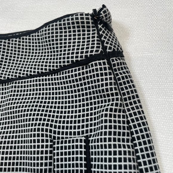 Zara Mini Black White Gingham Chequer Plaid Shorts Sz XS - Picture 3 of 6